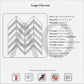 Oriental White Marble Chevron Mosaic