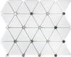 Luminous Pearls Mosaic Tiles – Pearl and Marble Elegance - Miki - mosaic  