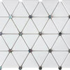 Luminous Pearls Mosaic Tiles – Pearl and Marble Elegance - Tahitian Glow