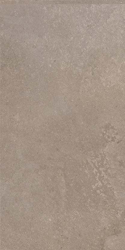 Urban Taupe 12x24 porcelain tile offering warm, neutral tones for high-traffic living areas.