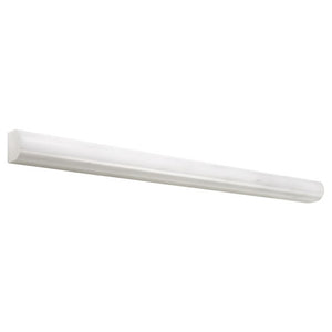 Oriental White marble ¾×12 bullnose liner profile reference.
