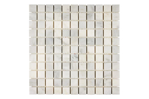 asian statuary 1x1 marble mosaic tile