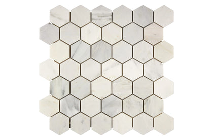 2 inch hexagon mosaic tile