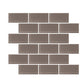 Slate Stone 2x4 glass mosaic tile, perfect for adding depth to a commercial interior backsplash.