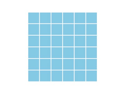 SeraPool Blue porcelain pool mosaic tile pattern on a white background
