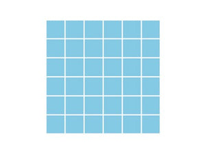 SeraPool Blue porcelain pool mosaic tile pattern on a white background