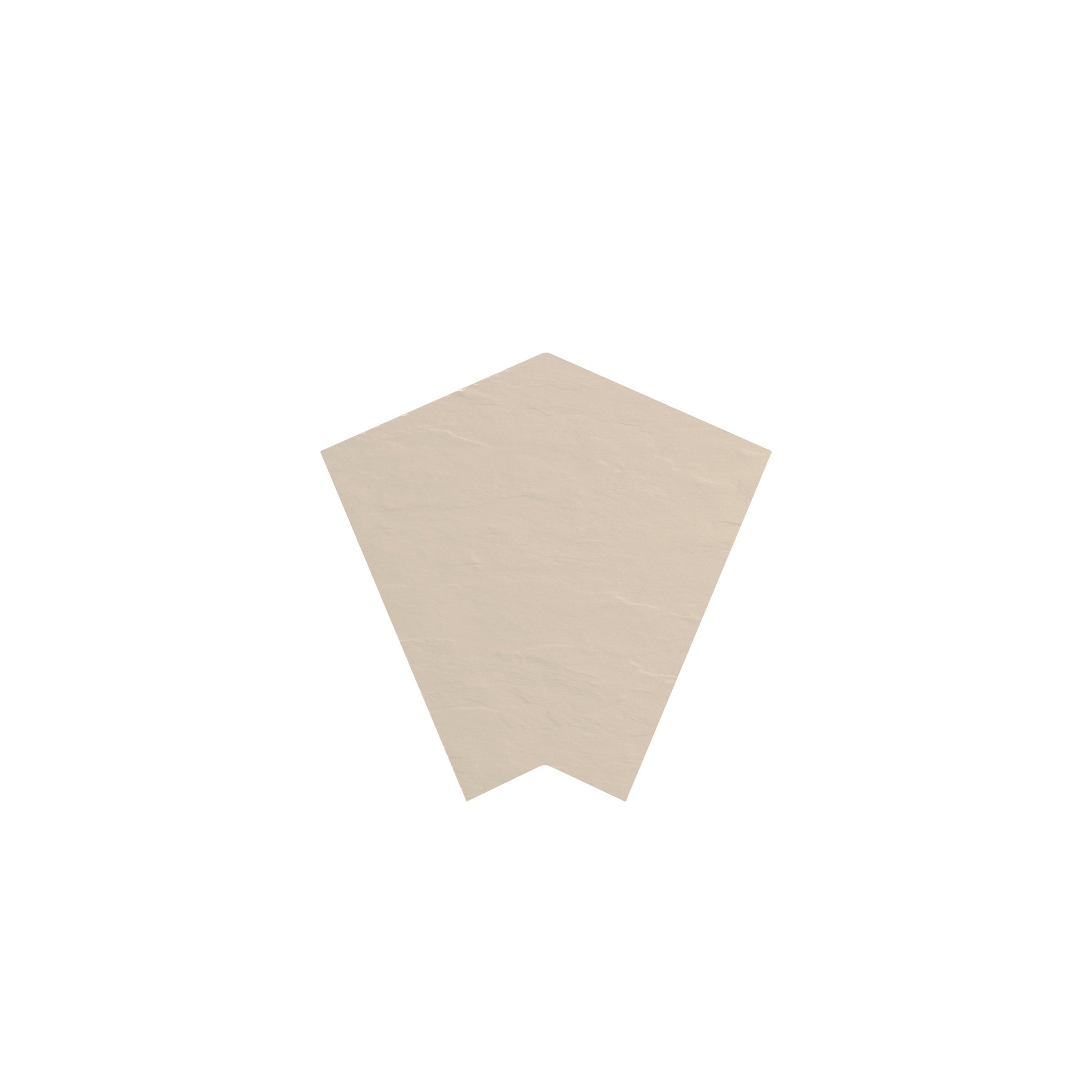 SeraPool Relax full-body porcelain drain corner, Beige, 12x12, 45° corner piece (mitered corner insert)