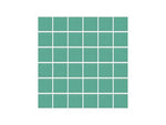 SeraPool Porcelain pool teal mosaic tile pattern on a white background