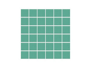 SeraPool Porcelain pool teal mosaic tile pattern on a white background