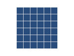 SeraPool Blue square porcelain pool mosaic tile on a white background