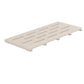 SeraPool Relax beige full-body porcelain pool drain grate, 12×26, studio product image on white background.