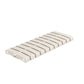 SeraPool Relax flexible porcelain drain grate, beige, 8×20, studio view on white background.