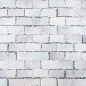 Soft Silver Mist 3x6 ceramic wall tile, creating a serene backsplash in a contemporary kitchen