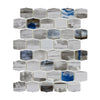 Seascape Glass Lantern Mosaic Tiles – Coastal-Inspired Elegance - Ocean Mist