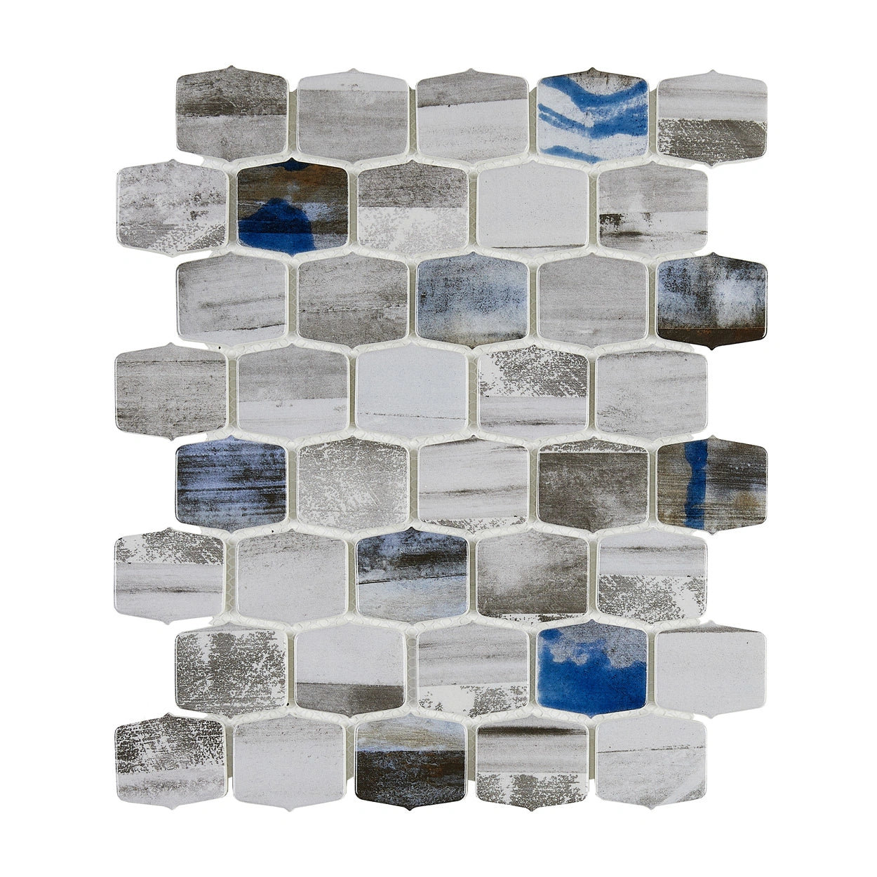 Ocean Mist lantern glass mosaic tile 