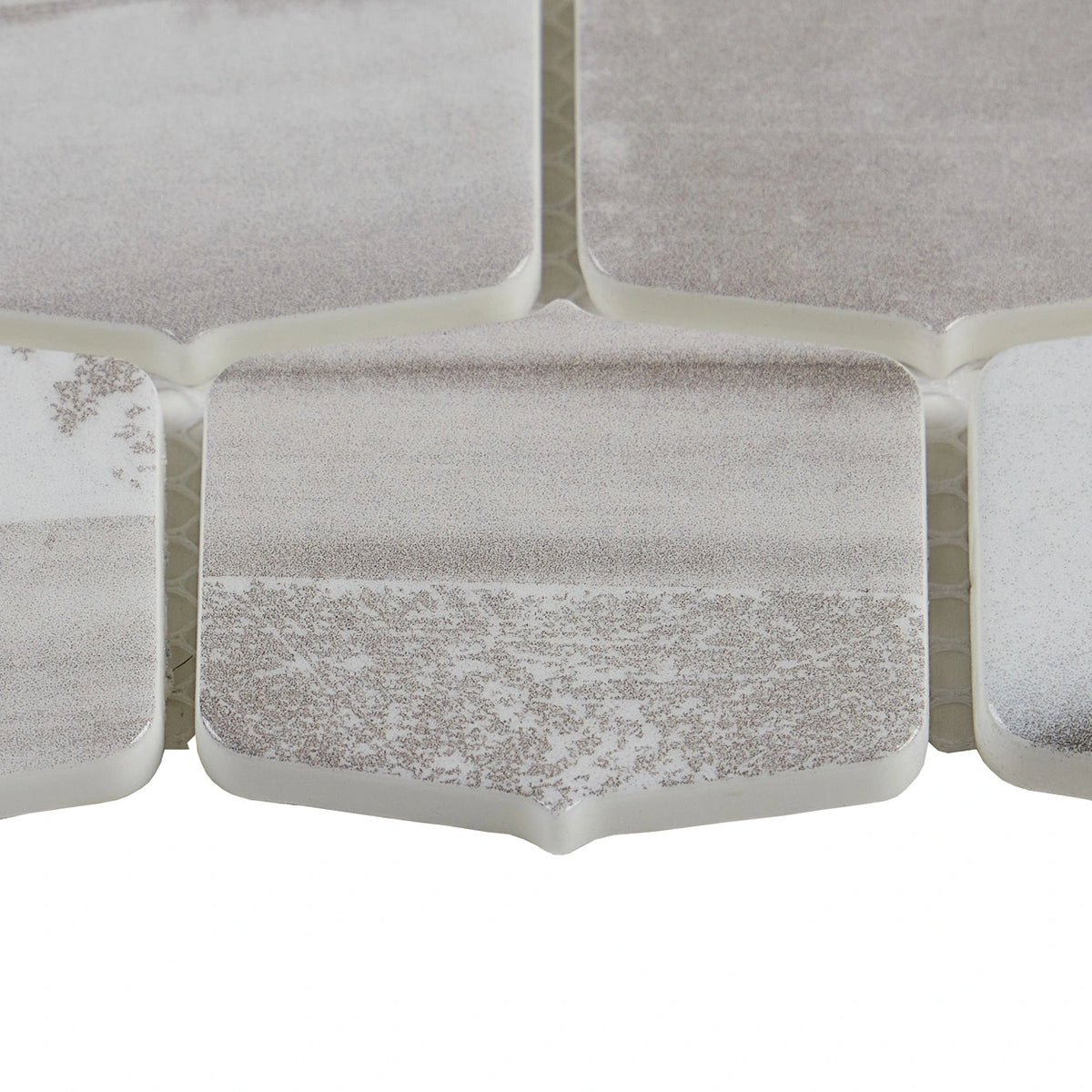Seascape Pacific Horizon pressed-glass lantern mosaic edge detail.