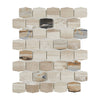 Seascape Glass Lantern Mosaic Tiles – Coastal-Inspired Elegance - Sunset Coral