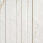 Brick Golden Ceramic Tile in matte finish, 14x14, for elegant wall cladding