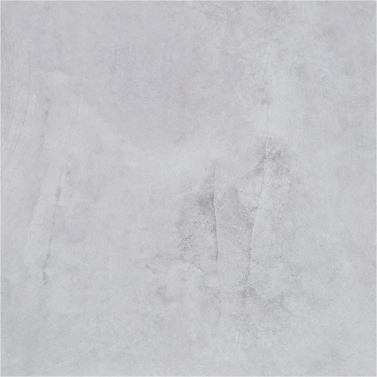 Square 24x24 porcelain tile in Gray color offering stamped concrete aesthetics for large interiors.