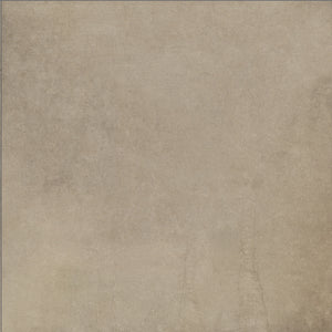 Textura Beige 36×36 large-format matte porcelain tile with a stamped-concrete look.