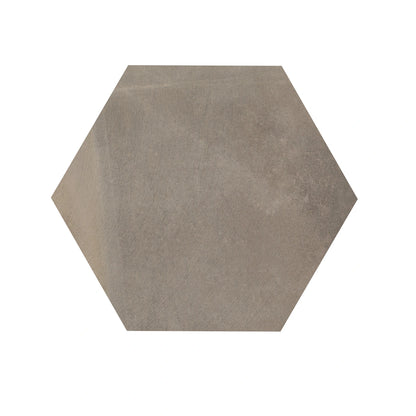 Textura Porcelain Tile – Stamped Concrete Look - Beige Hexagon - Glazed-Porcelain Tile  