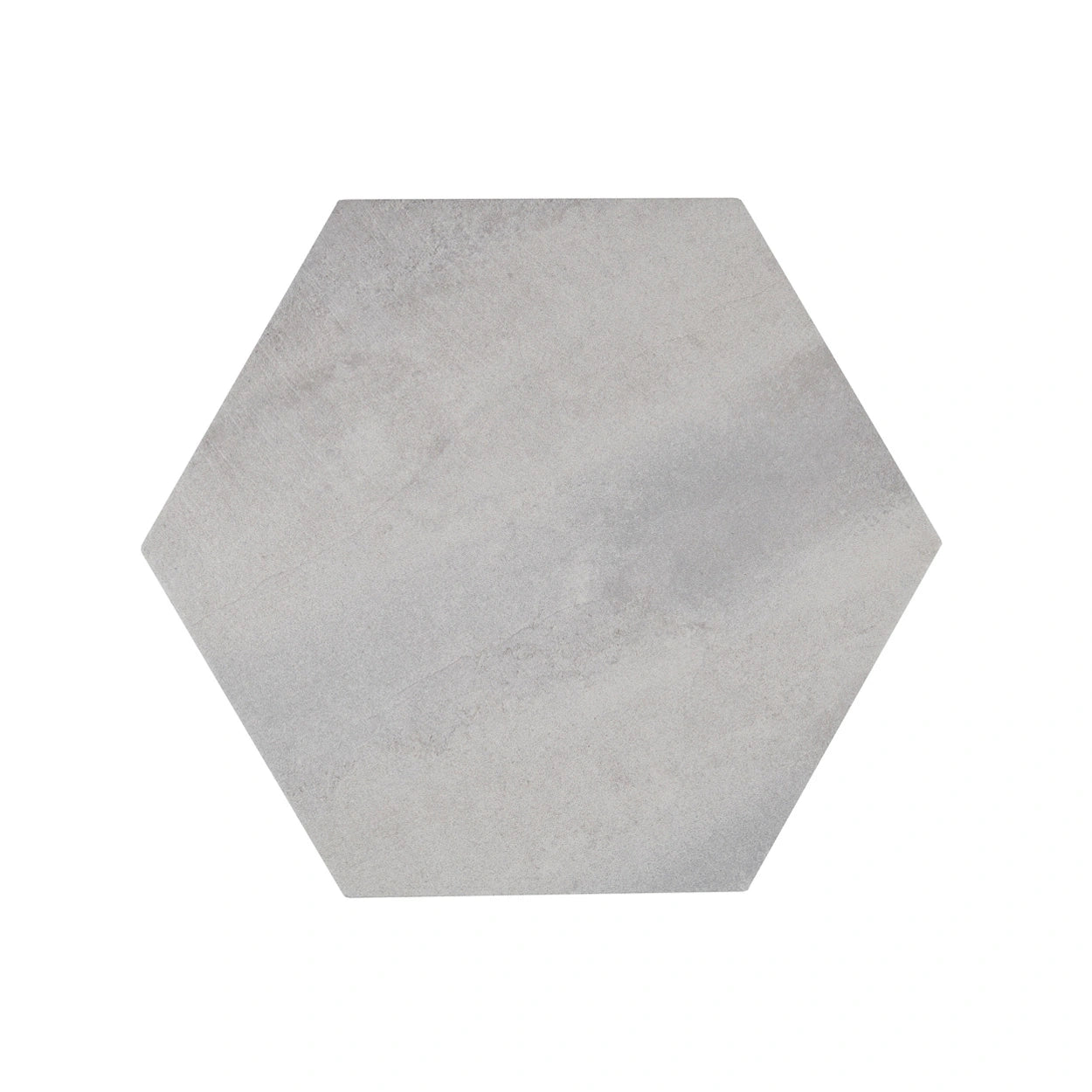 Textura Porcelain Tile – Stamped Concrete Look - Hexagon Gray - Glazed-Porcelain Tile  