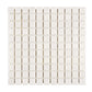 White Thassos 1 x 1 Marble Mosaic