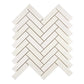 white thassos greek marble 1 x 4 herringbone mosaic tile commercial and residential interior and exterior shower backsplash countertop deck patio wall floor decorative