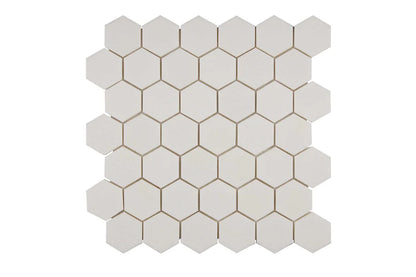 white thassos greek marble 2 inch hexagon mosaic tile commercial and residential interior and exterior shower backsplash countertop deck patio wall floor decorative