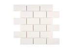 white thassos greek marble mosaic 2 x 4 mosaic tile commercial and residential interior and exterior shower backsplash countertop deck patio wall floor decorative