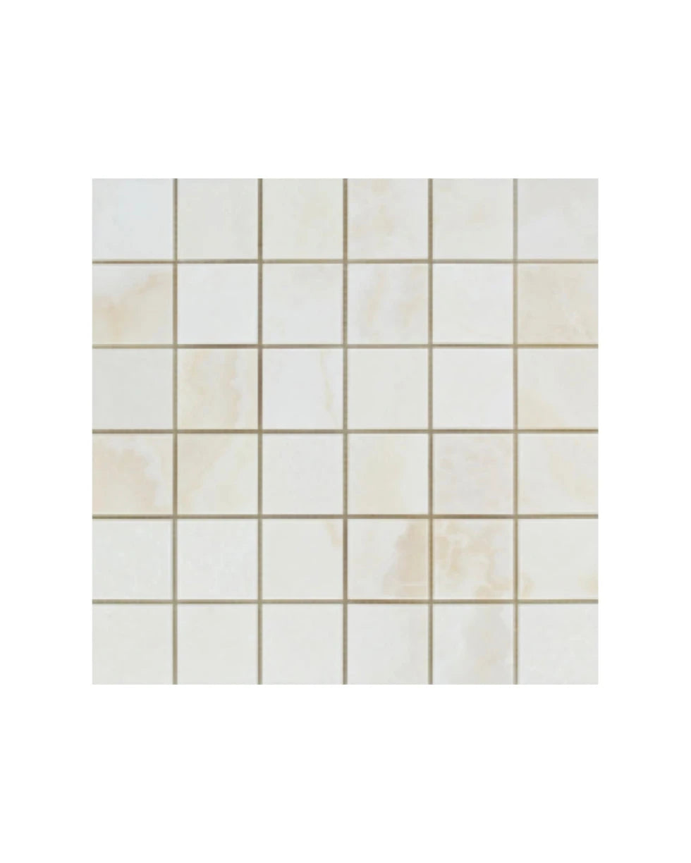 Vanilla Onyx Stone 2 x 2 Mosaic Tile Polished - mosaic  