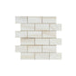 Vanilla Onyx Stone 2 x 4 Brick Mosaic Tile Polished