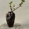 Artisan-Crafted Unique Natural Stone Vase - M01-1 - Black