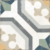 Zellige Charm Porcelain Floor Tiles – Atlas Petals - Atlas Petals