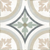 Zellige Charm Porcelain Floor Tiles – Oasis Pattern - Oasis Pattern
