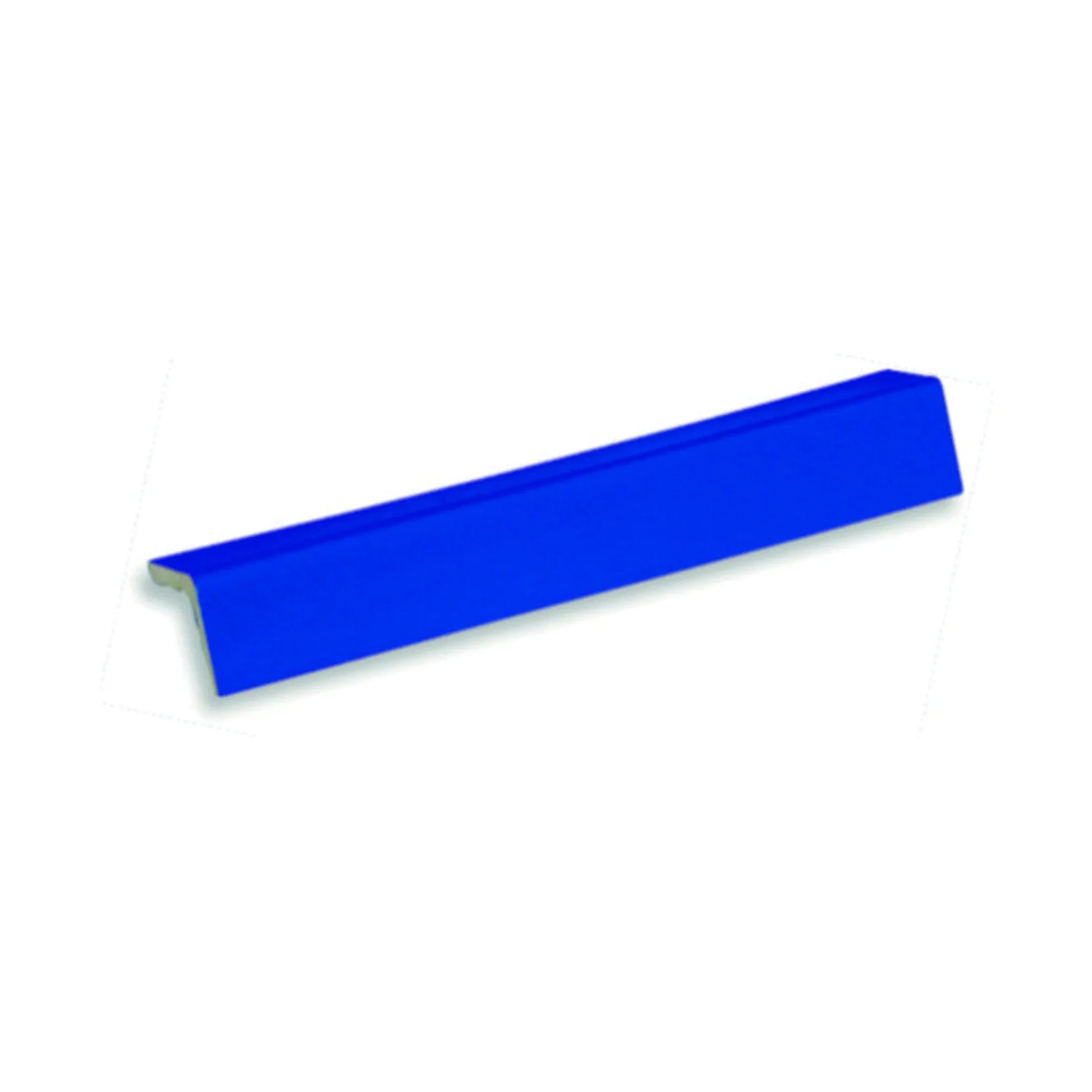SeraPool Relax Pastel Cobalt porcelain pool tile angle trim (L-trim), 90-degree edge pie