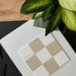 Crema Marfil Bianco Dolomite Checkerboard Tiles Polished or Honed