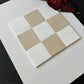 Crema Marfil Bianco Dolomite Checkerboard Tiles Polished or Honed