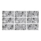 SeraPool Relax ceppo terrazzo grey porcelain pool tile, 9-face color variation swatch set.