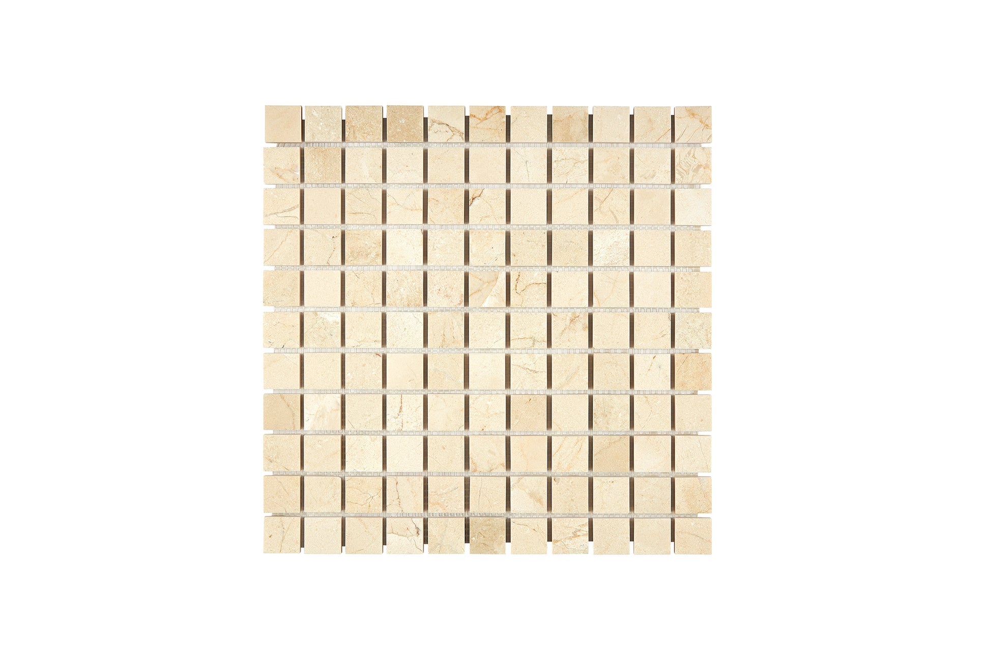 crema marfil beige marble 1x1 mosaic tile