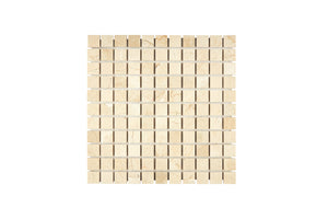 crema marfil beige marble 1x1 mosaic tile