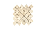 arabesque or lantern marble mosaic beige color