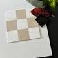 Crema Marfil Bianco Dolomite Checkerboard Tiles Polished or Honed