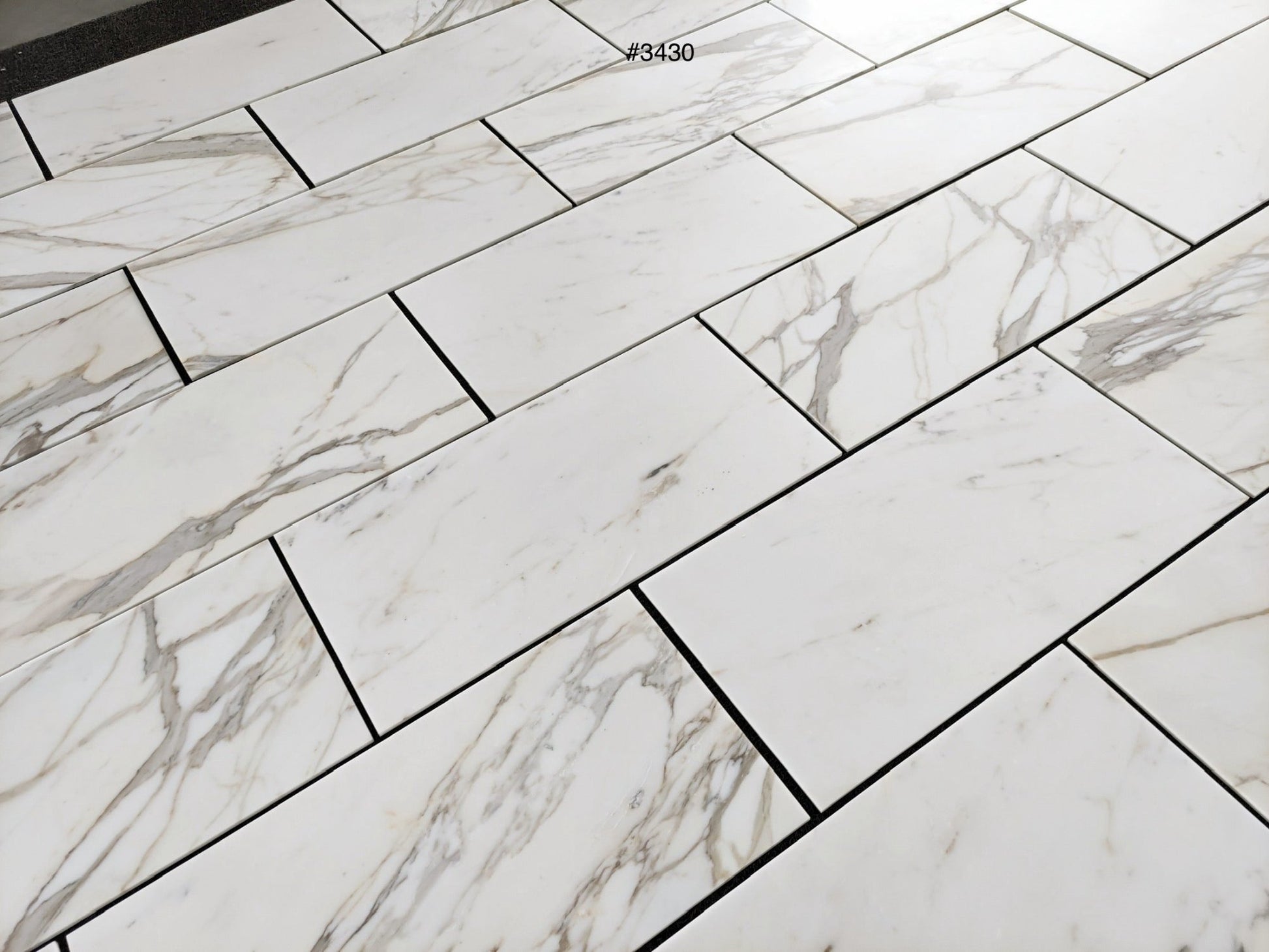 white italian marble floor tile