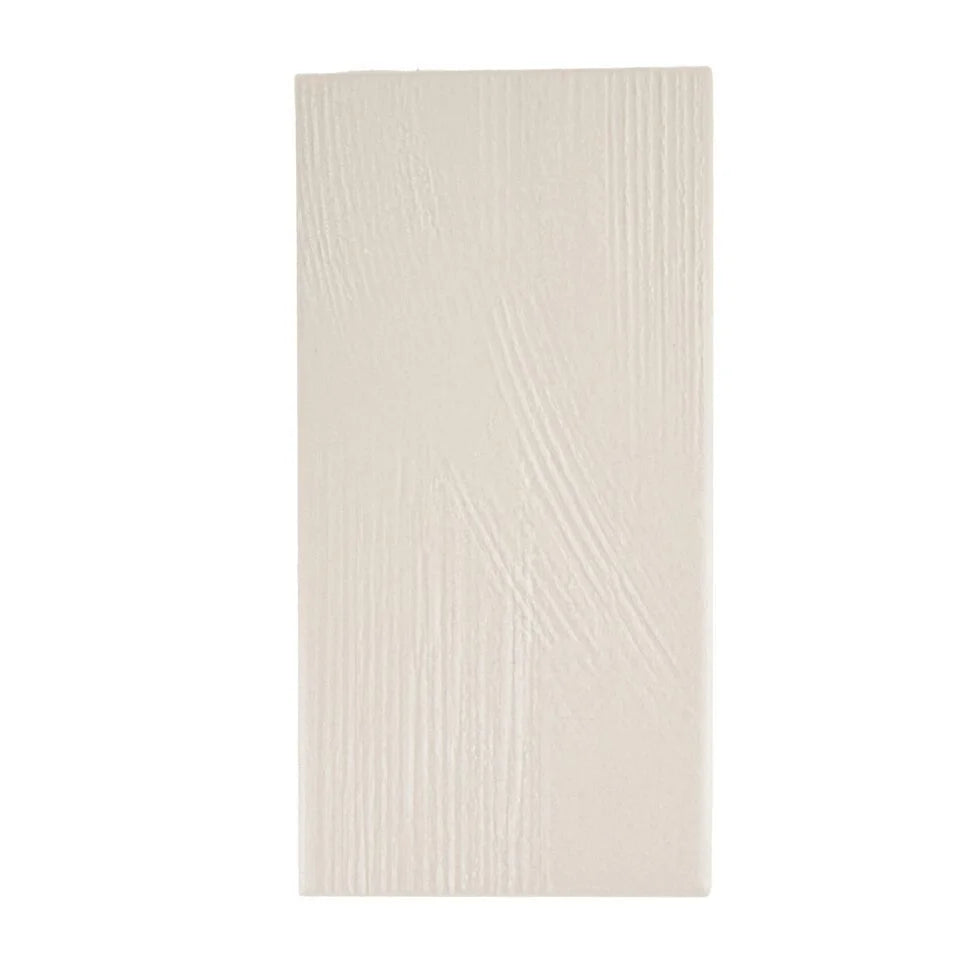 Luna Plaster textured porcelain tile 3.5×7 flat layout – Stria Collection by Arda Ogan.
