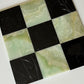 Green Onyx Nero Marquina Checkerboard Tiles Polished or Honed