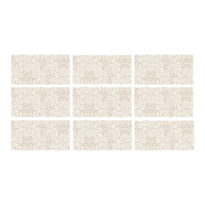 SeraPool Relax pebble sand beige porcelain pool tile, 9-face color blend sample with speckled stone-like texture