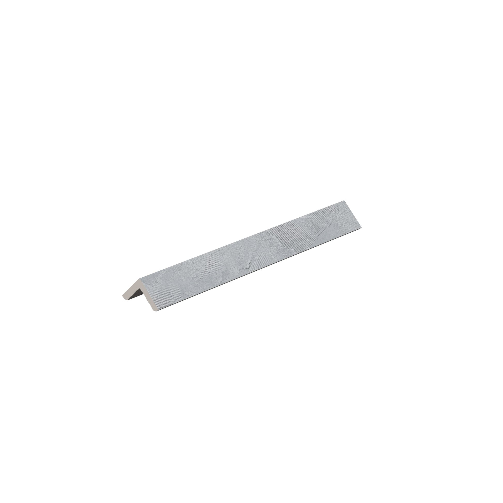 SeraPool Relax Cemento full-body porcelain pool tile angle trim (L-trim), 90-degree edge profile