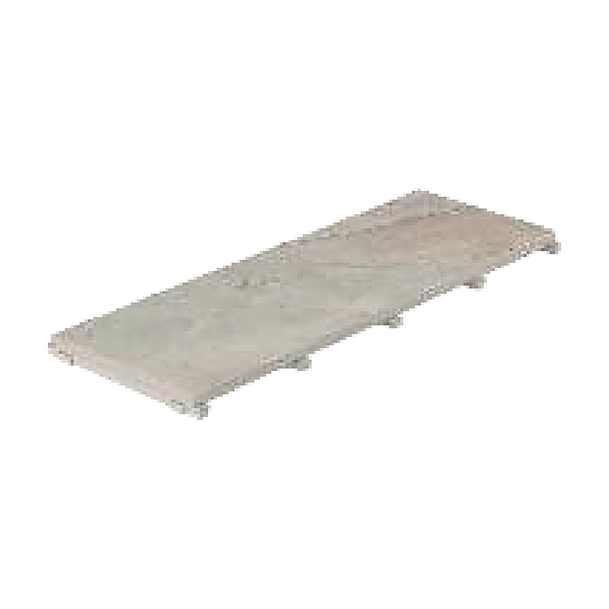 Beige Stone porcelain concealed drain grate for perimeter overflow pools