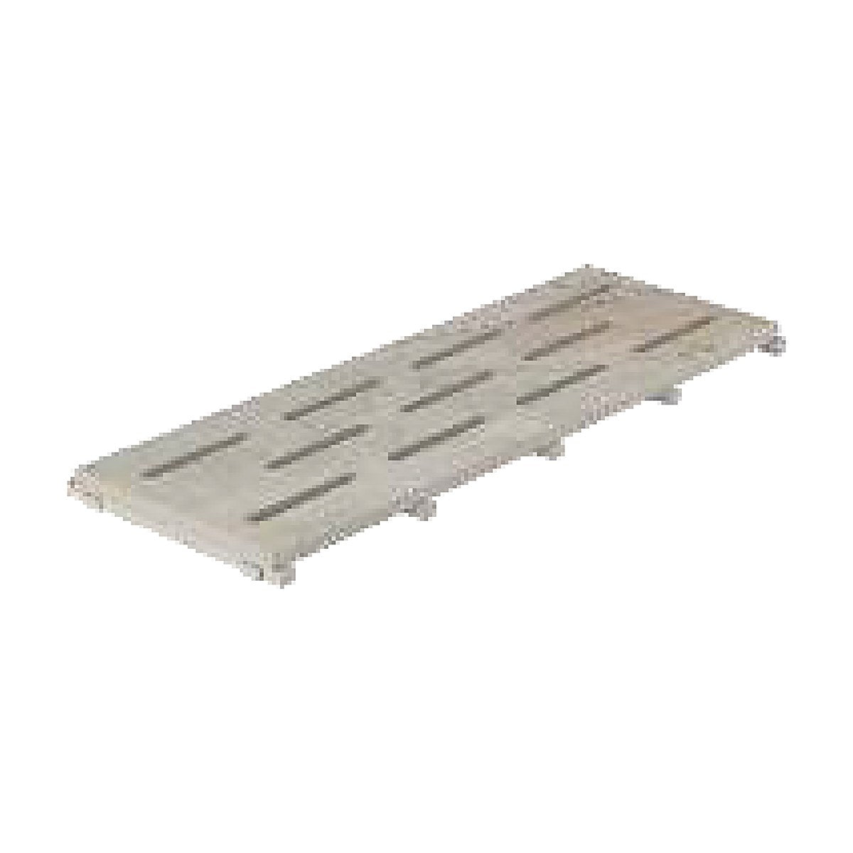 Beige Stone porcelain drain grate for perimeter overflow pools